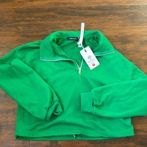 NWT Amazon quarter zip